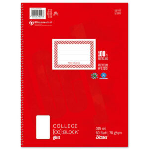 Ursus Collegeblock glatt