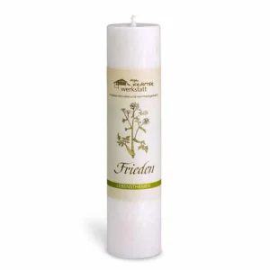 Frieden Kräuterkerze